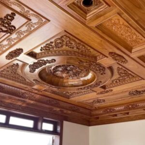 Trần Gỗ Xoan Đào Tự Nhiên Ghép Thanh Cao Cấp