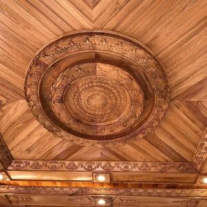 Trần Gỗ Gõ Đỏ Nam Phi – Chạm Tứ Quý